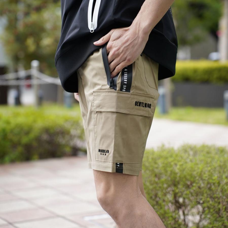 LUXE/R GOLF ラグジュ ゴルフ ショートパンツ メンズ レディース ストレッチ ハーフパンツ ひざ丈 カーゴポケット カーゴパンツ 男女兼用  2025夏 | LUXE/R | 04