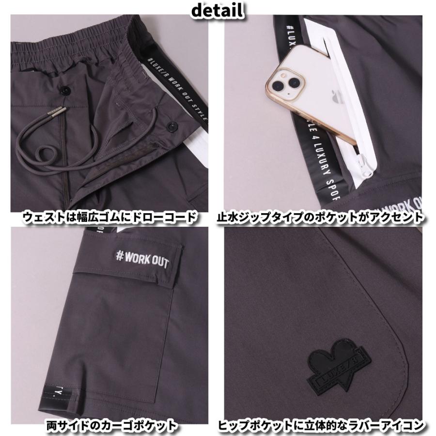 LUXE/R GOLF ラグジュ ゴルフ ショートパンツ メンズ レディース ストレッチ ハーフパンツ ひざ丈 カーゴポケット カーゴパンツ 男女兼用  2025夏 | LUXE/R | 08