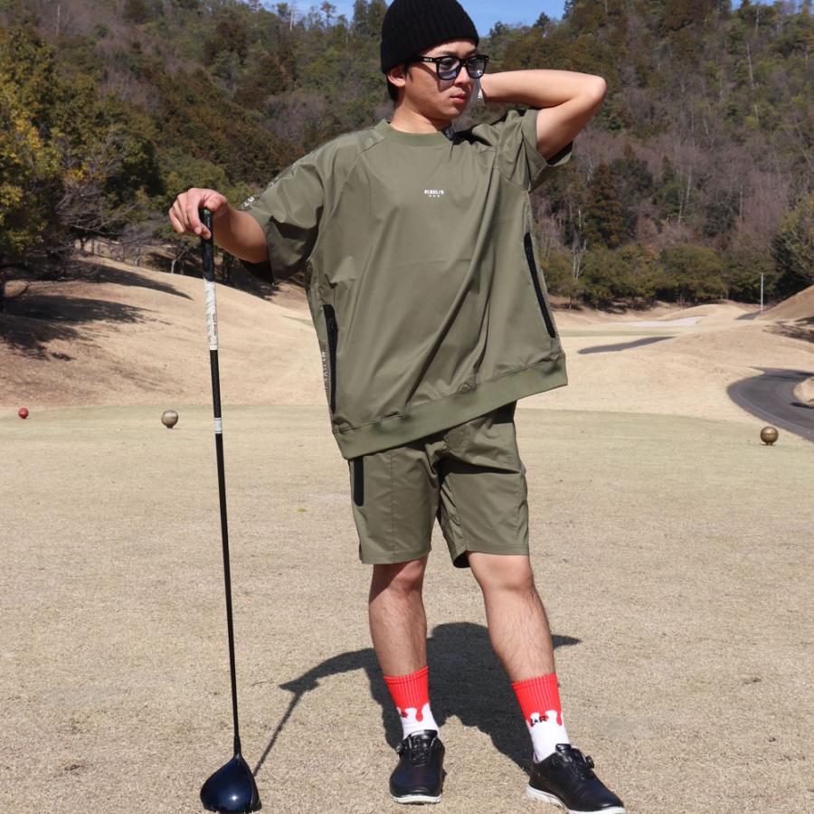 LUXE/R GOLF ラグジュゴルフ ショートパンツ メンズ レディース スポーツ ストレッチ 布帛 ハーフパンツ 撥水加工 ひざ丈 男女兼用 ベルトループ 2025夏 | LUXE/R | 02