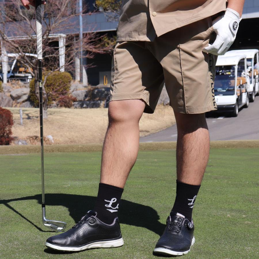 LUXE/R GOLF ラグジュゴルフ ショートパンツ メンズ レディース スポーツ ストレッチ 布帛 ハーフパンツ 撥水加工 ひざ丈 男女兼用 ベルトループ 再入荷 | LUXE/R | 05