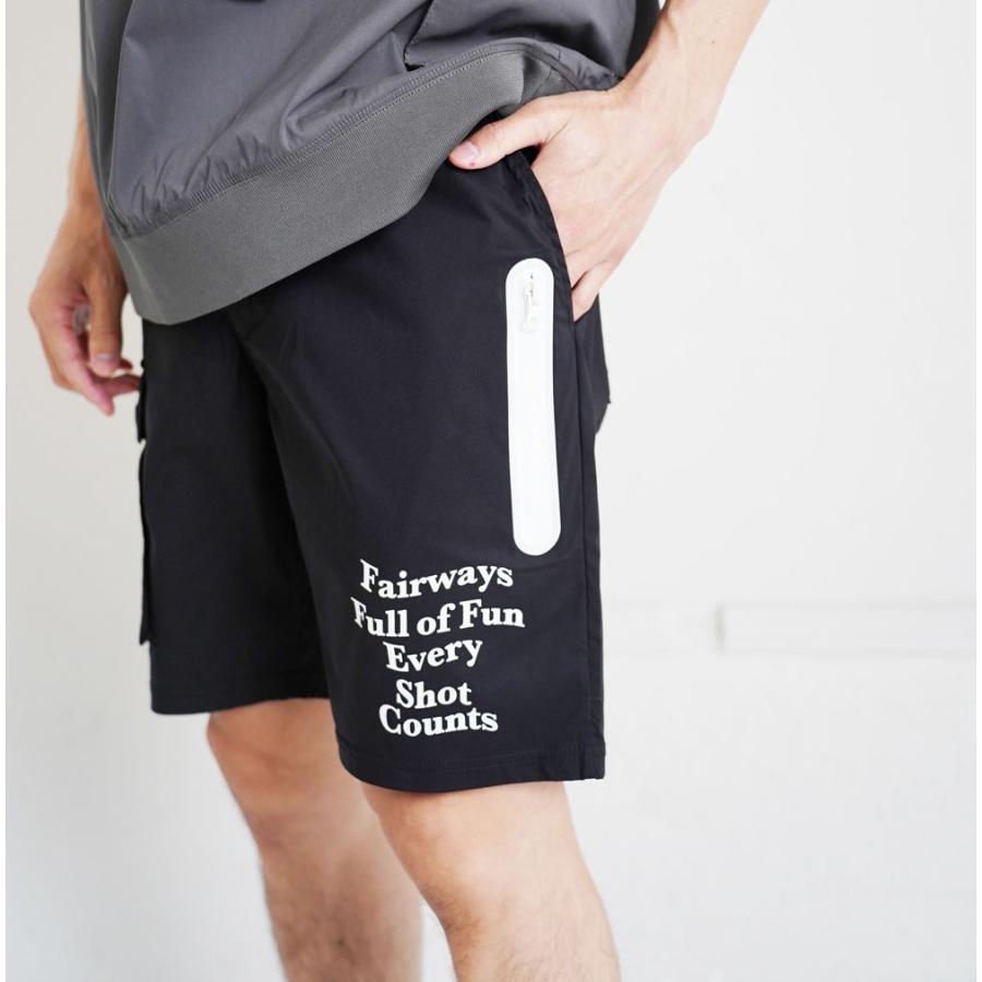 LUXE/R GOLF  ラグジュゴルフ ショートパンツ メンズ レディース スポーツ ストレッチ ハーフパンツ ひざ丈 カーゴポケット 男女兼用 撥水加工 2025夏 | LUXE/R | 08