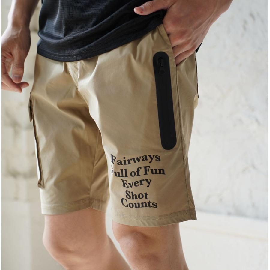 LUXE/R GOLF  ラグジュゴルフ ショートパンツ メンズ レディース スポーツ ストレッチ ハーフパンツ ひざ丈 カーゴポケット 男女兼用 撥水加工 2025夏 | LUXE/R | 09