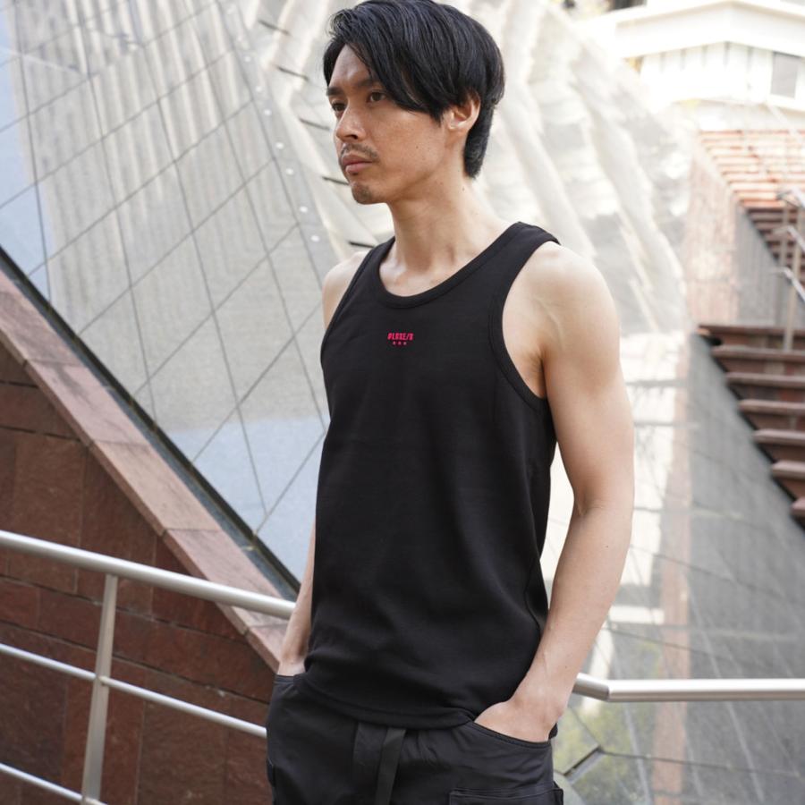 LUXE/R ラグジュ タンクトップ インナー メンズ レディース スパンテレコ リブ ストレッチ ロゴ プリント 2025夏 シンプル | LUXE/R | 03