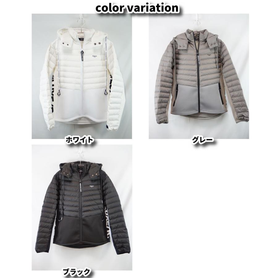 LUXE/R（ラグジュ） ダウン ジャージ 切り替え パーカー キルティング