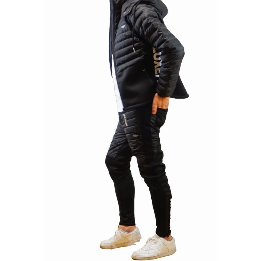 LUXE/R（ラグジュ） ダウン ジャージ 切り替え パーカー キルティング