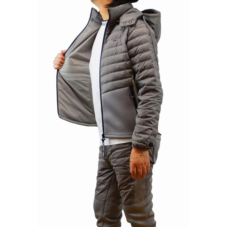 LUXE/R（ラグジュ） ダウン ジャージ 切り替え パーカー キルティング