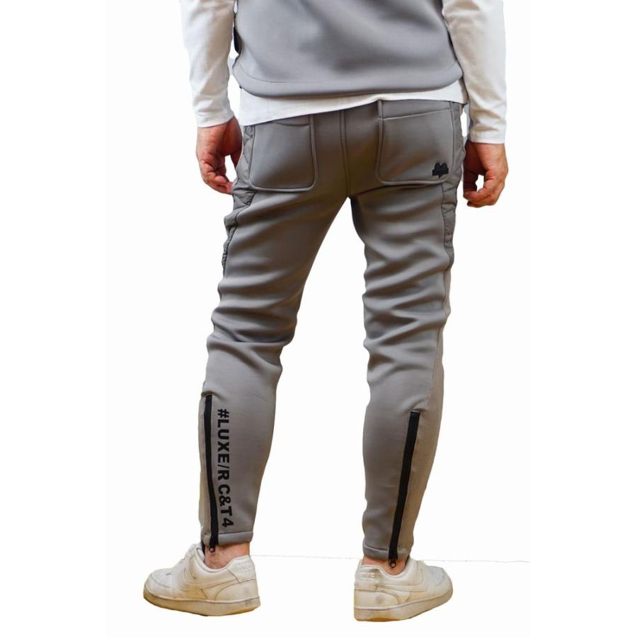 ジョガーパンツ ダウン 切り替え ストレッチジャージ メンズ レディース ユニセックス  ラグジュゴルフ LUXE/R GOLF セットアップ可能 | LUXE/R | 02