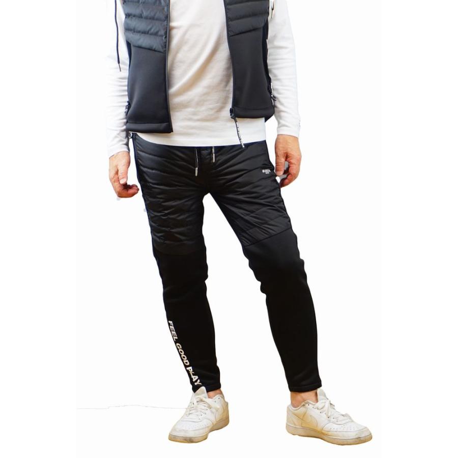 ジョガーパンツ ダウン 切り替え ストレッチジャージ メンズ レディース ユニセックス  ラグジュゴルフ LUXE/R GOLF セットアップ可能 | LUXE/R | 03