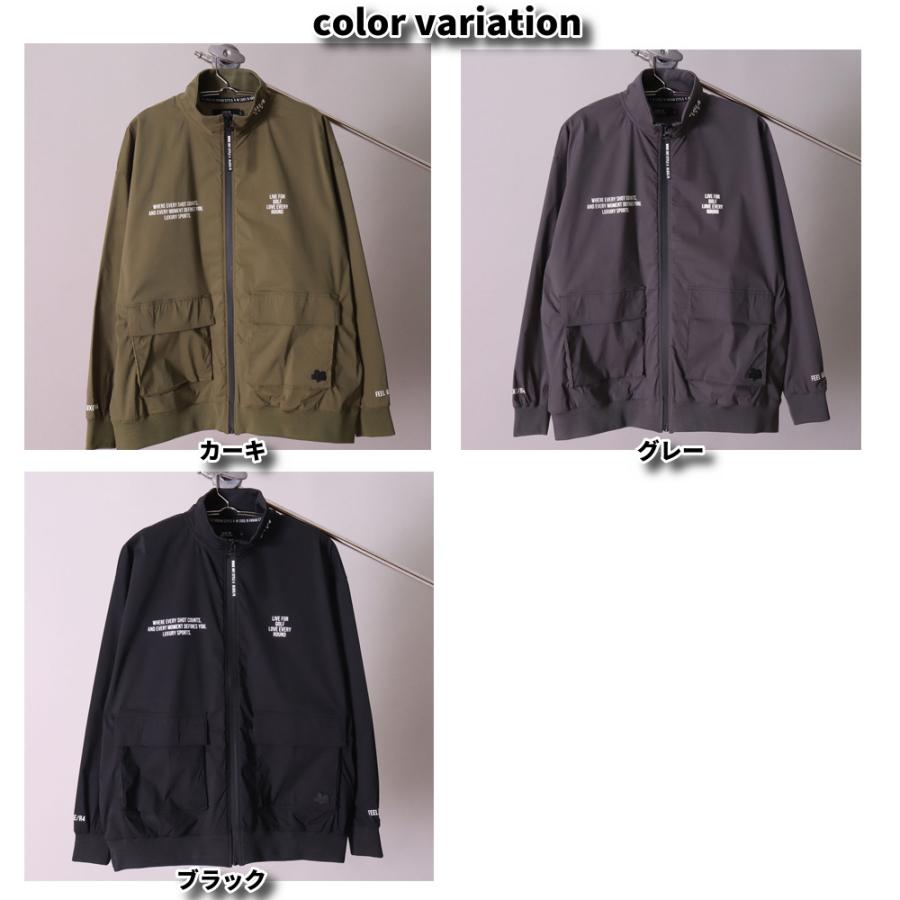 ラグジュゴルフ LUXE/R ジップアップ スタンドカラー ブルゾン ストレッチ メンズ レディース スポーツ 男女兼用 撥水加工 ゆったりサイズ | LUXE/R | 05