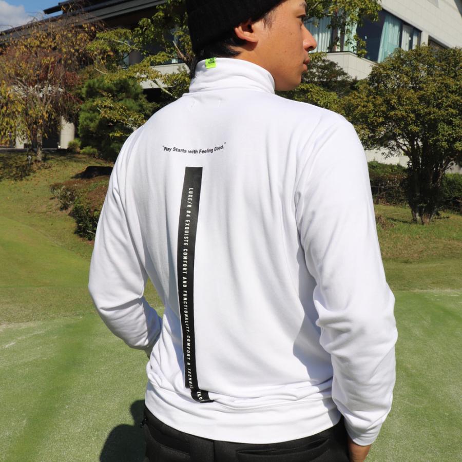 ラグジュゴルフ  LUXE/R  GOLF ゴルフウェア Ｔシャツ ロンT メンズ レディース 長袖 スムース タートルネック ストレッチ 微起毛 | LUXE/R | 03