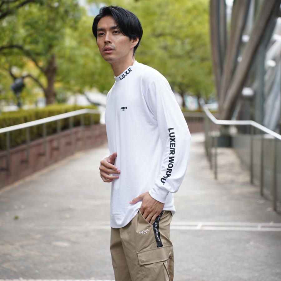 ラグジュゴルフ  LUXE/R  GOLF ゴルフウェア Ｔシャツ ロンT メンズ レディース 長袖 スムース モックネック ハイネック ストレッチ 微起毛 | LUXE/R | 05