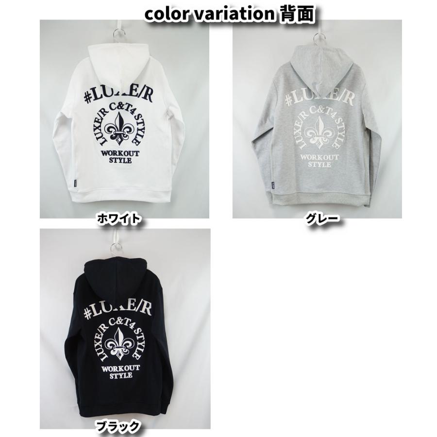 ストレッチ ジャージ ジップアップ パーカー ふつうサイズ 刺繍ロゴ ラグジュゴルフ M L XL ゴルフ LUXE/R GOLF 26年春モデル セットアップ可能 | LUXE/R | 09