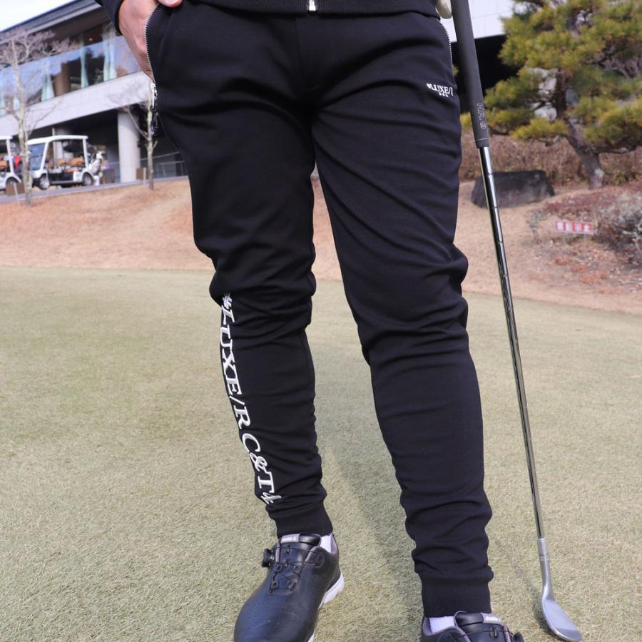 ゴルフウェア ジョガーパンツ メンズ レディース ジャージ生地 ロゴ刺繍 ラグジュゴルフ LUXE/R  GOLF ユニセックス  セットアップ可能 26年モデル | LUXE/R | 03