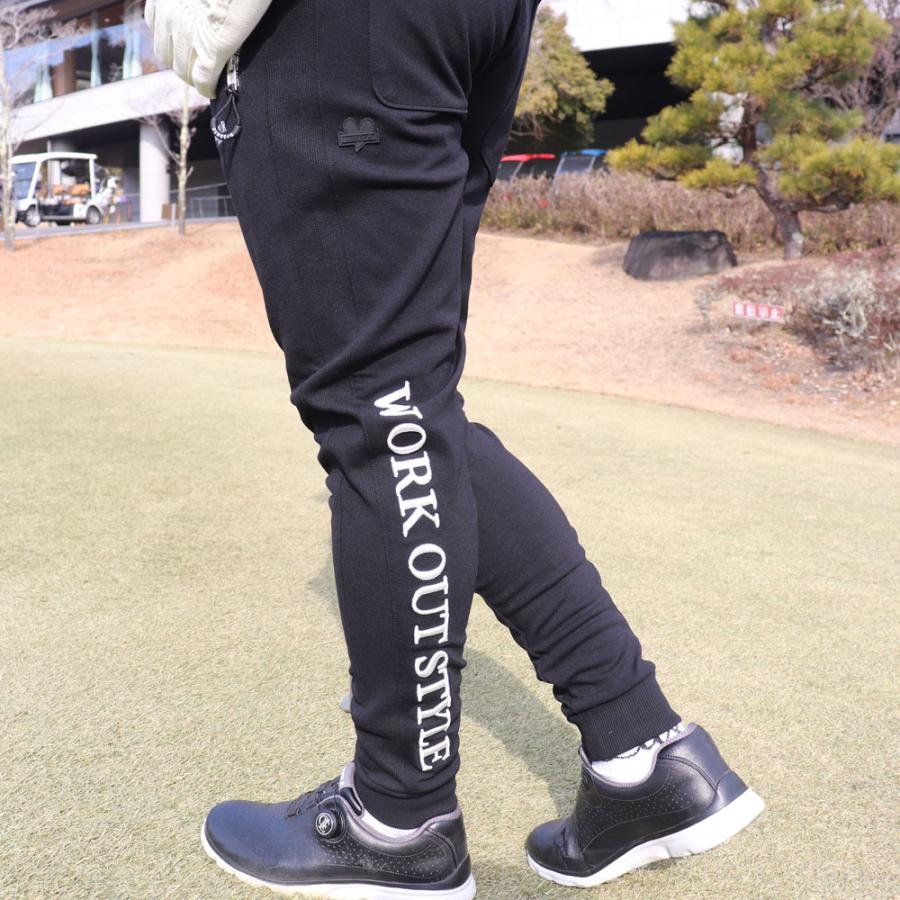 ゴルフウェア ジョガーパンツ メンズ レディース ジャージ生地 ロゴ刺繍 ラグジュゴルフ LUXE/R  GOLF ユニセックス  セットアップ可能 26年モデル | LUXE/R | 04