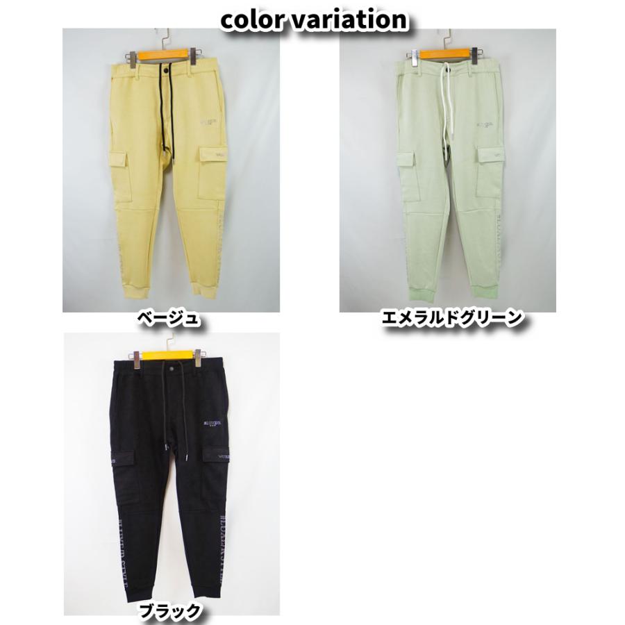 ゴルフウェア ジョガーパンツ  カーゴパンツ メンズ レディース ポリスウェード ラインストーン ラグジュゴルフ LUXE/R  GOLF  セットアップ可能 26年モデル | LUXE/R | 06