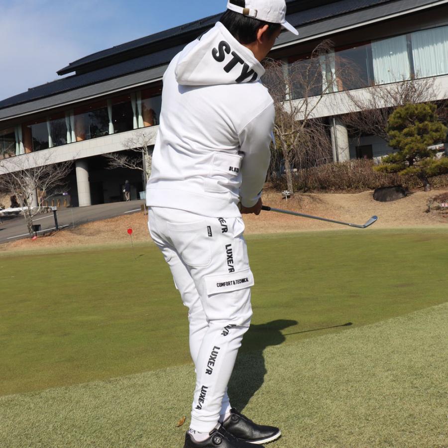 ゴルフウェア ジョガーパンツ メンズ レディース ストレッチ ジャージ カーゴパンツ ラグジュゴルフ LUXE/R  GOLF ユニセックス  セットアップ可能 26年モデル | LUXE/R | 01