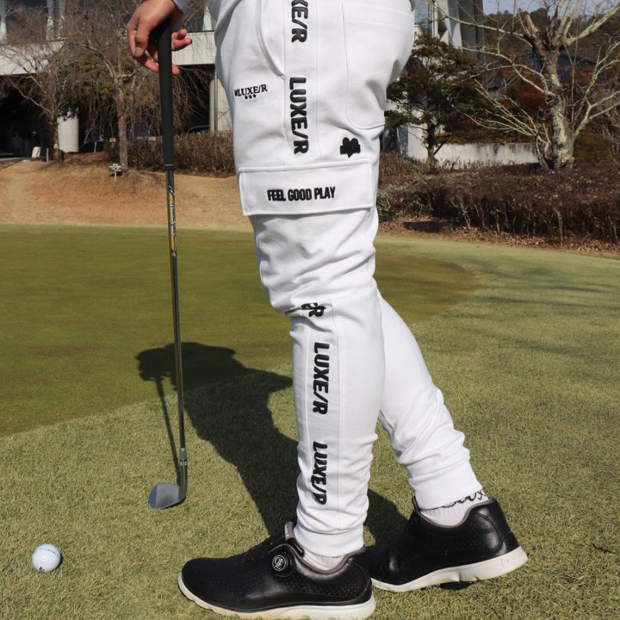 ゴルフウェア ジョガーパンツ メンズ レディース ストレッチ ジャージ カーゴパンツ ラグジュゴルフ LUXE/R  GOLF ユニセックス  セットアップ可能 26年モデル | LUXE/R | 03