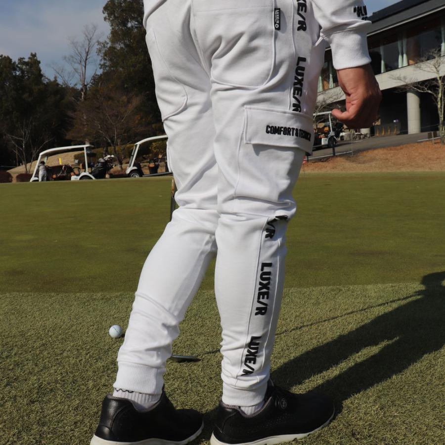 ゴルフウェア ジョガーパンツ メンズ レディース ストレッチ ジャージ カーゴパンツ ラグジュゴルフ LUXE/R  GOLF ユニセックス  セットアップ可能 26年モデル | LUXE/R | 04