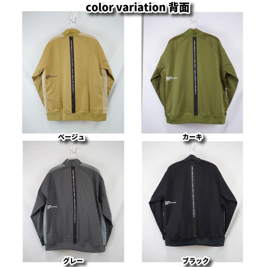 ラグジュゴルフ LUXE/R GOLF ゴルフウェア メンズ レディース 布帛長袖 Tシャツ ジップアップ スタンドカラー  撥水加工 ストレッチ ゆったりサイズ | LUXE/R | 11