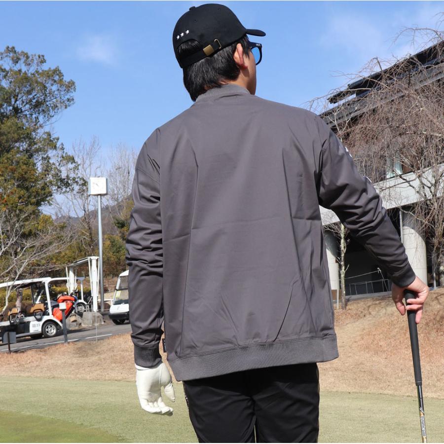 ラグジュゴルフ LUXE/R GOLF ゴルフウェア メンズ レディース 長袖Tシャツ クルーネック コード刺繍 撥水加工 ストレッチ ユニセックス ゆったりサイズ | LUXE/R | 04