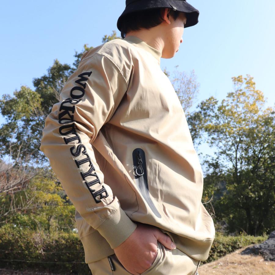 ラグジュゴルフ LUXE/R GOLF ゴルフウェア メンズ レディース 長袖Tシャツ クルーネック コード刺繍 撥水加工 ストレッチ ユニセックス ゆったりサイズ | LUXE/R | 06