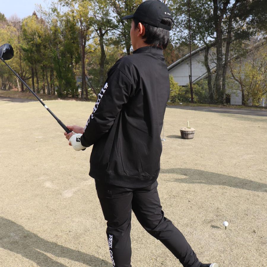 ラグジュゴルフ LUXE/R GOLF ゴルフウェア メンズ レディース 長袖Tシャツ クルーネック コード刺繍 撥水加工 ストレッチ ユニセックス ゆったりサイズ | LUXE/R | 07