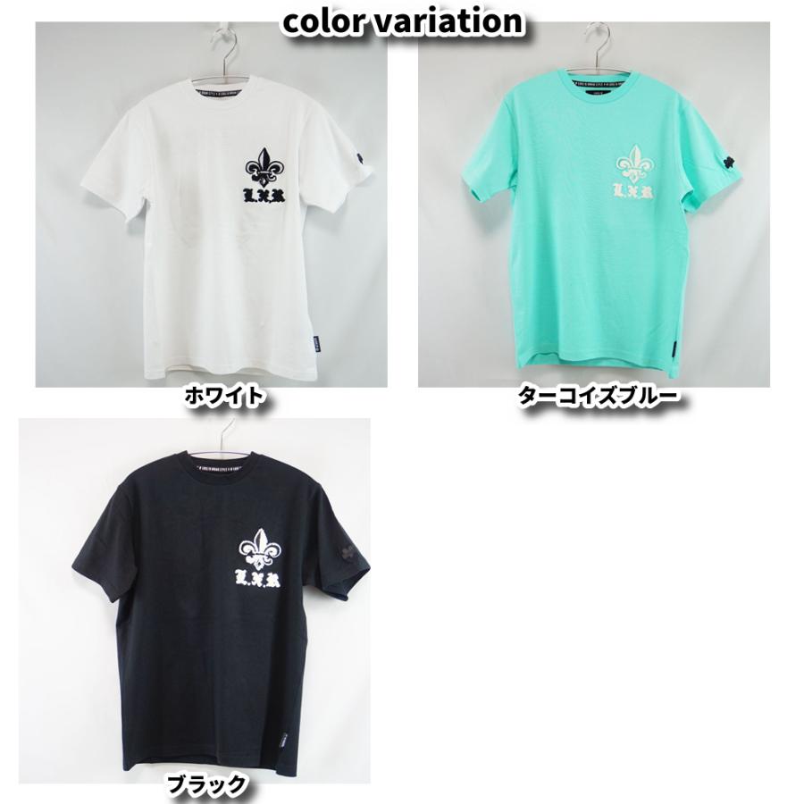 LUXE/R ラグジュ Tシャツ 半袖 メンズ レディース 男女兼用 馬蹄形 サガラ刺繍 ロゴ クルーネック M L XL 2026夏 | LUXE/R | 08