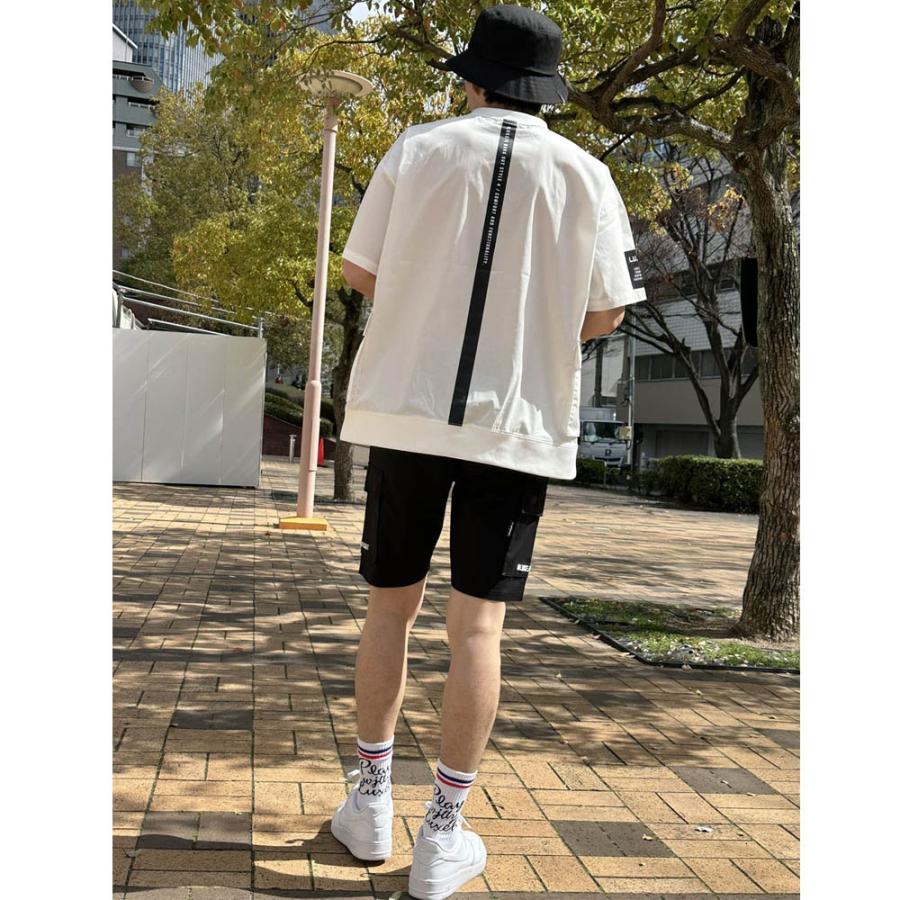 LUXE/R GOLF ラグジュゴルフ ゴルフウェア Tシャツ メンズ レディース 半袖 ストレッチ ブロード サイドポケット モックネック ゆったりサイズ | LUXE/R | 02