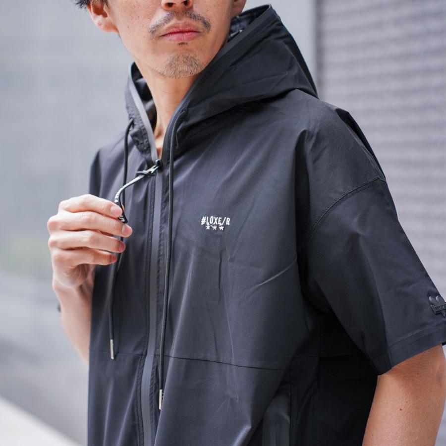 LUXE/R GOLF ラグジュゴルフ 半袖 ジップアップパーカー ストレッチ ナイロン系 メンズ レディース  M L XL  26年夏モデル 通気システム ゆったりサイズ | LUXE/R | 05