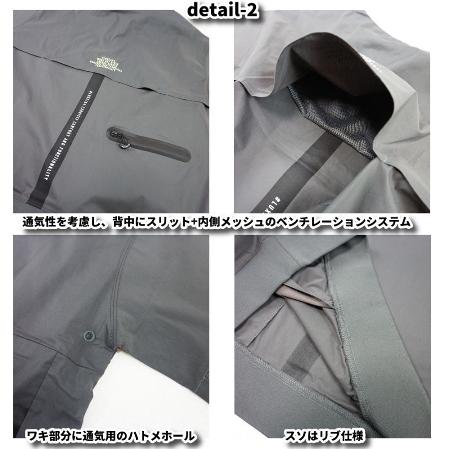 LUXE/R GOLF ラグジュゴルフ ゴルフウェア ハーフジップアップ スタンドカラー メンズ レディース 半袖 ストレッチ ブロード 止水ジップ ゆったりサイズ | LUXE/R | 06