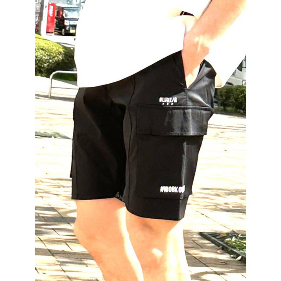 LUXE/R GOLF ラグジュ ゴルフ ショートパンツ メンズ レディース ストレッチ ハーフパンツ ひざ丈 カーゴポケット カーゴパンツ 男女兼用  2026夏 | LUXE/R | 02