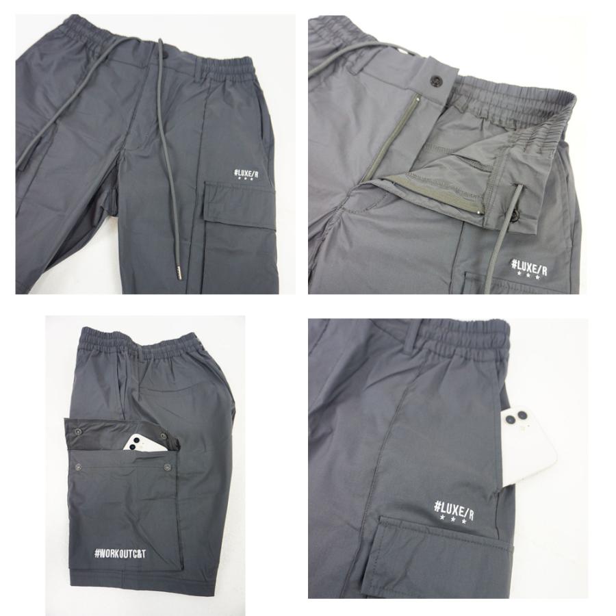 LUXE/R GOLF ラグジュ ゴルフ ショートパンツ メンズ レディース ストレッチ ハーフパンツ ひざ丈 カーゴポケット カーゴパンツ 男女兼用  2026夏 | LUXE/R | 04