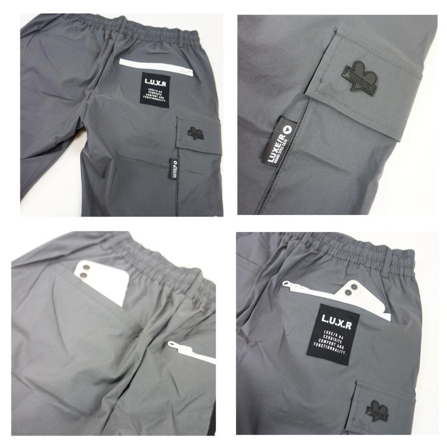 LUXE/R GOLF ラグジュ ゴルフ ショートパンツ メンズ レディース ストレッチ ハーフパンツ ひざ丈 カーゴポケット カーゴパンツ 男女兼用  2026夏 | LUXE/R | 05