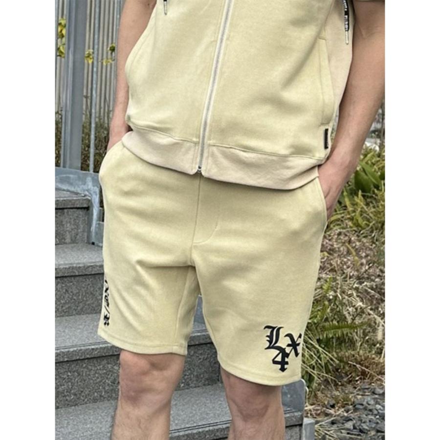 LUXE/R ラグジュ ショートパンツ ハーフパンツ メンズ レディース ユニセックス ポリスウェード サマースウェード  セットアップ可能 ラグジュアリー 2026 夏 | LUXE/R | 03