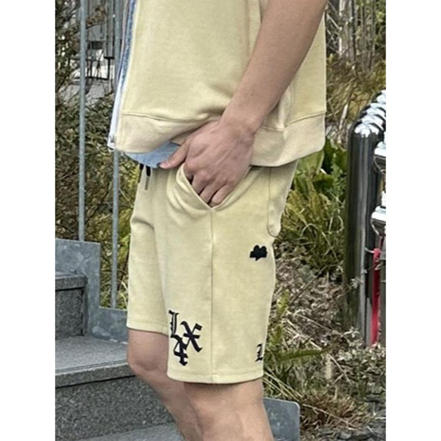 LUXE/R ラグジュ ショートパンツ ハーフパンツ メンズ レディース ユニセックス ポリスウェード サマースウェード  セットアップ可能 ラグジュアリー 2026 夏 | LUXE/R | 05