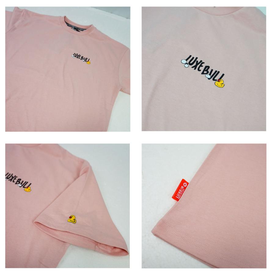LUXE/R ラグジュ Tシャツ 半袖 メンズ レディース 男女兼用  ブルドッグ バスルーム プリント クルーネック M L XL 2026夏 コットン ヘビーウェイト | LUXE/R | 01