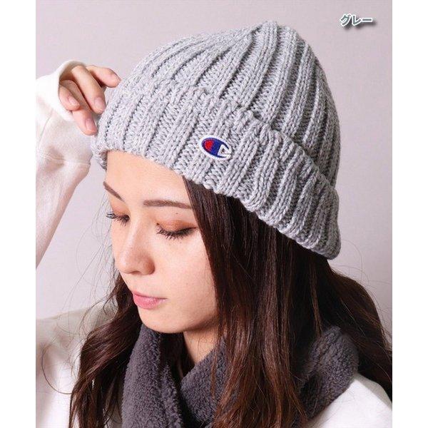 チャンピオン CHAMPION ニットキャップ ケーブル編み ニット帽 ロゴ刺繍 ワッチ メンズ レディース 帽子 定番 正規品 ゆうパケット 送料無料 | Champion | 02