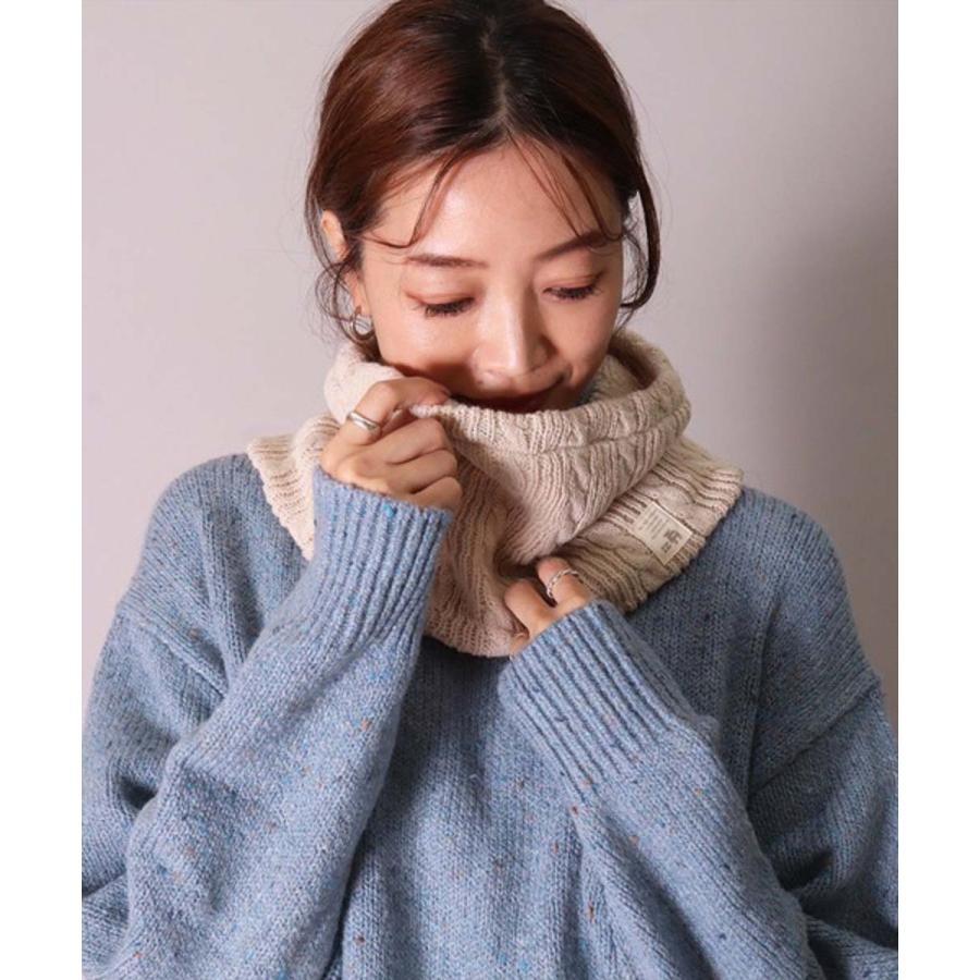 ネックウォーマー レディース  メンズ ボア フリース ケーブルニット モズ MOZ  防寒  通勤 通学 スポーツ アウトドア マフラー 北欧 スウェーデン |  | 01