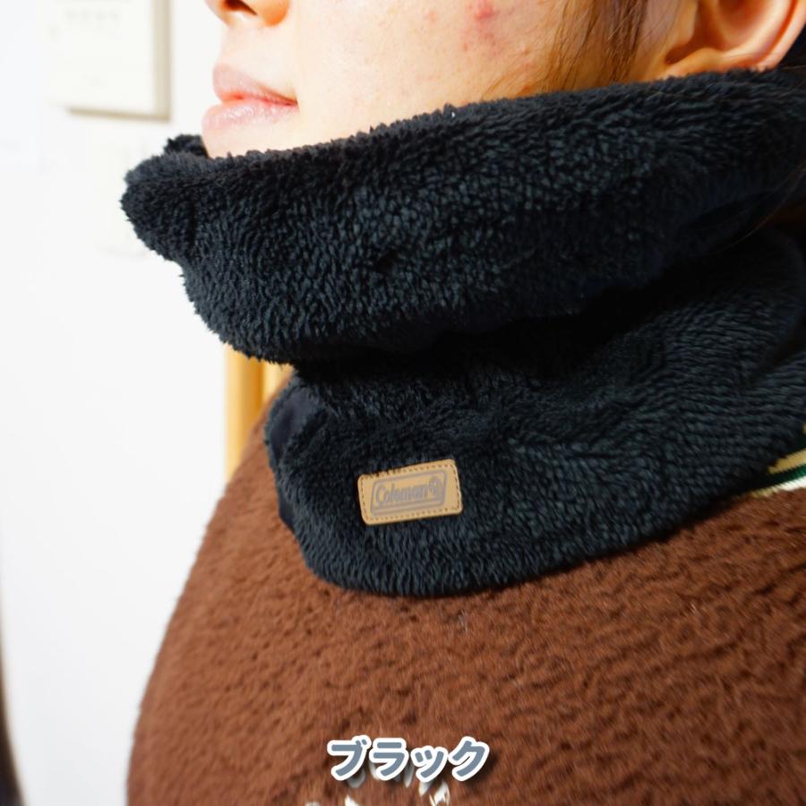 ネックウォーマー レディース メンズ ボア フリース コールマン  coleman ボタン 防寒  通勤 通学 スポーツ アウトドア マフラー ロゴ 男女兼用  リニューアル版 |  | 05