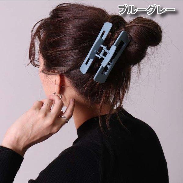 ヘアクリップ ヘアアクセサリー レディース ビックスクエア 髪留め バレッタ バンスクリップ | ブランド登録なし | 03