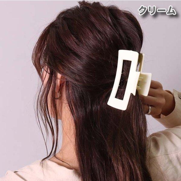 ヘアクリップ ヘアアクセサリー レディース ビックスクエア 髪留め バレッタ バンスクリップ | ブランド登録なし | 07