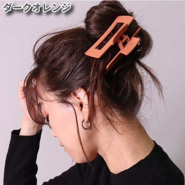 ヘアクリップ ヘアアクセサリー レディース ビックスクエア 髪留め バレッタ バンスクリップ | ブランド登録なし | 08
