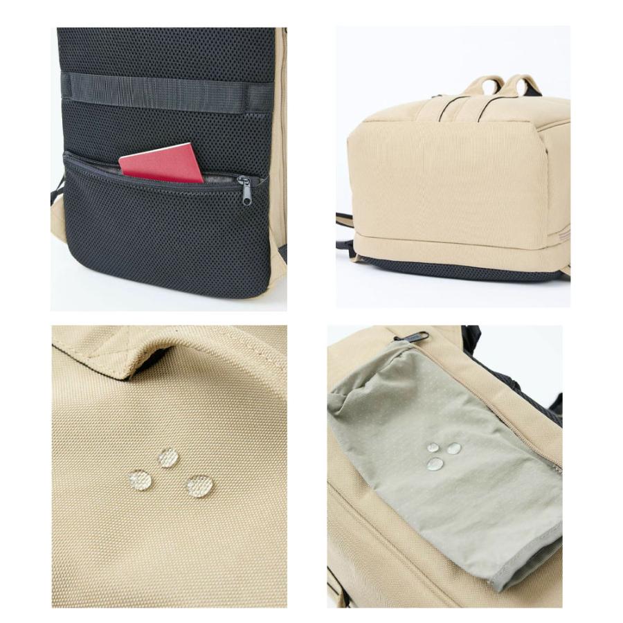 フルクロ リュック バックパック メンズ レディース fulcro 16リットル ナイロンキャンバス 撥水加工 シンプル ベーシック 正規品 通勤 通学 旅行 出張 PC収納 | anello GRANDE | 06