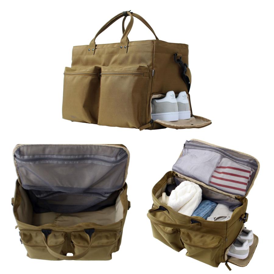 フルクロ fulcro  ボストンバッグ  ショルダーバッグ 2way レディース メンズ 大容量 27L 撥水加工 Explorer boeing 正規品 旅行 出張 | anello GRANDE | 08