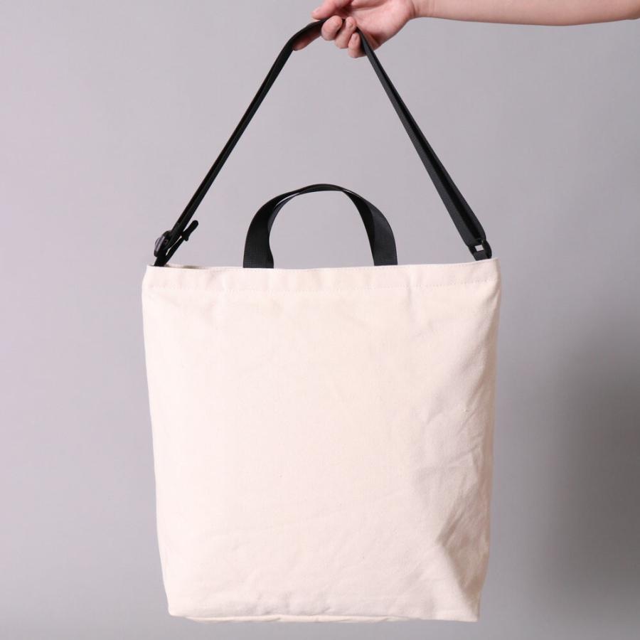 アネロ グランデ トートバッグ ショルダーバッグ レディース メンズ 2ウェイ anello コットン キャンバス ロゴ シンプル ベーシック 正規品 A4サイズ 3ポケット | anello GRANDE | 09