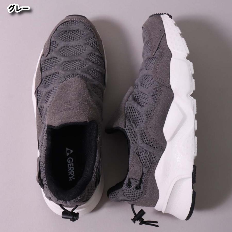 GERRY ジェリー スニーカー メンズ レディース スリッポン ダッドスニーカー 厚底  軽量 グレー ブラック グレー アウトドア スポーツ  ユニセックス | GERRY | 08
