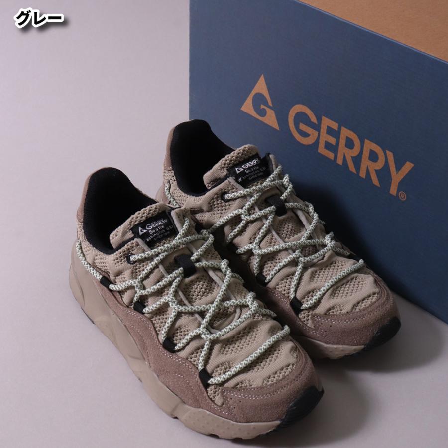 GERRY ジェリー スニーカー メンズ レディース レースアップ ダッドスニーカー 厚底 カーキ ブラック グレー アウトドア スポーツ  ユニセックス | GERRY | 15