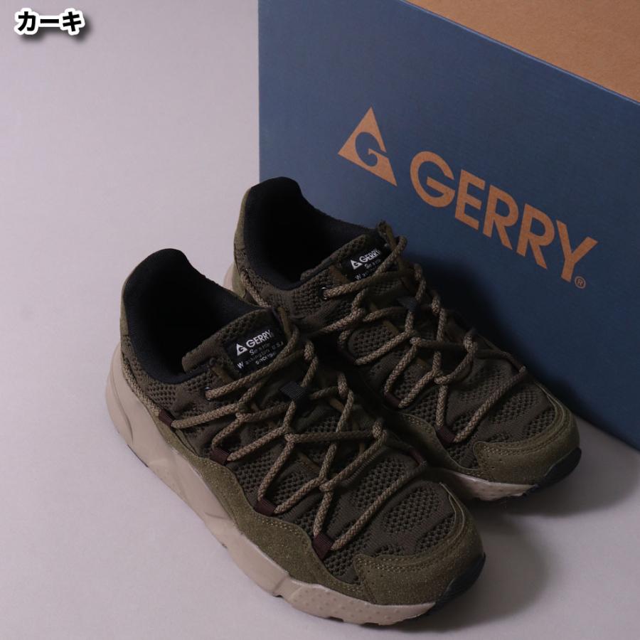 GERRY ジェリー スニーカー メンズ レディース レースアップ ダッドスニーカー 厚底 カーキ ブラック グレー アウトドア スポーツ  ユニセックス | GERRY | 16