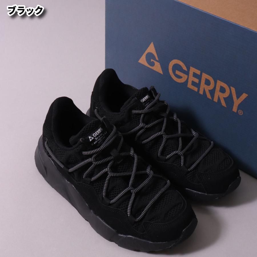 GERRY ジェリー スニーカー メンズ レディース レースアップ ダッドスニーカー 厚底 カーキ ブラック グレー アウトドア スポーツ  ユニセックス | GERRY | 17