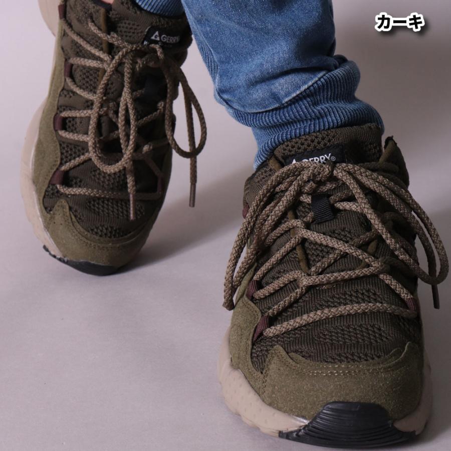 GERRY ジェリー スニーカー メンズ レディース レースアップ ダッドスニーカー 厚底 カーキ ブラック グレー アウトドア スポーツ  ユニセックス | GERRY | 02
